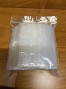 100 SZTUK PRZEZROCZYSTYCH TOREBEK STRUNOWYCH WIELOKROTNEGO UŻYTKU 14x10cm