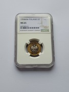 2 złote   1994   NGC   MS 65  !!!