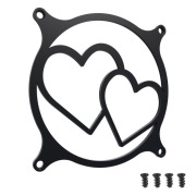 Dekoracyjna osłona wentylatora PC - TWOHEARTS