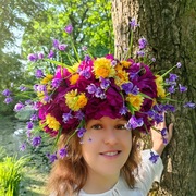 Sokoły-design wianek Aoibheann wróżka ślub LGBT