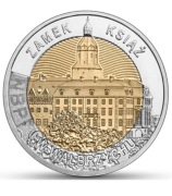 5 zł Zamek Książ w Wałbrzychu – 2021 - seria Odkryj Polskę