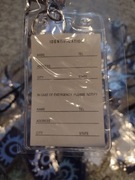 Okładka etui przepustka identyfikator holder smycz