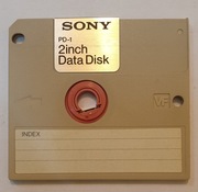 Najmniejsza 2" dyskietka PD-1 SONY do laptopa Sony