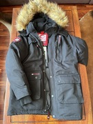 CANADA WEATHER GEAR PUCHOWA KURTKA Z KAPTUREM rozm męski S, dzieci XL 18/20