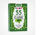 karty do gry standardowe Classic Trefl talia 55 zielone remik brydż poker