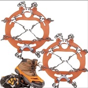 Raczki turystyczne z kolcami | Antypoślizgowe | Śnieg, lód, góry