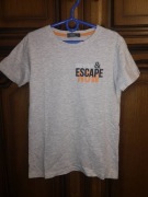 Koszulka popielata na krótki rękaw, TXM, rozm. 140