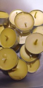 Podgrzewacze tealight alu 30 szt z wosku pszczelego 37mmx16mm