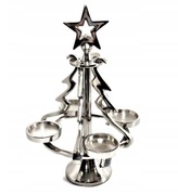ŚWIECZNIK LAMPION METALOWY CHOINKA DEKORACJA ŚWIĄTECZNA PREZENT 28cm