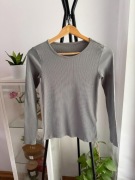 Szara bluzka w prążek XS/S