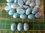 Kaboszon ceramiczny  1.5 cm 4szt 