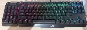 Klawiatura mechaniczna ROG Claymore MX Red US Int + białe Corsair PBT