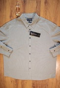Koszula Autograph r. XXL beżowa w paski dł rękaw nowa z metką