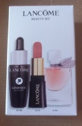 Lancome Beauty Set serum 10ml + szminka 1,5g + La Vie Est Belle 4ml