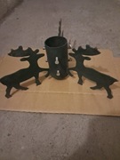 STOJAK POD CHOINKĘ NA CHOINKĘ CZARNY DUŻY CHOINKOWY RENIFER LOFT PODSTAWKA