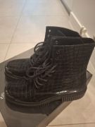 ARMANI EXCHANGE 41 BOTKI GLANY CZARNE