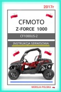 INSTRUKCJA NAPRAW CFMOTO Z-FORCE 1000 2017r KSIAZKA SERWISOWA j.POLSKI