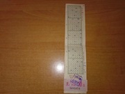 Historyczny kupon Totalizatora Sportowego Toto-Lotek wypełniony 10zł