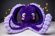 Duża Ośmiornica na szydełku prezent pluszak maskotka