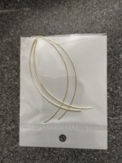 Nowe w opakowaniu kolczyki w kolorze złotym 7 cm, delikatne lekkie
