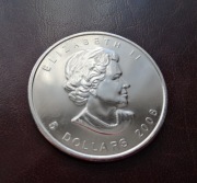 5 dolarów Kanada 2008 uncja srebra
