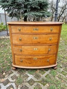 Antyczna komoda z litego dębu - oryginał klasyczna forma 