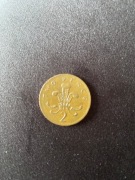 Moneta two pence Elizabeth II 1990 rok