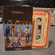 ABBA "Waterloo" - kaseta magnetofonowa z epoki 1975 PRL DDR retro Vintage