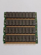 Pamięć RAM SIMM 30 pin 4x1MB 60ns złote Sprawne do retro PC 386 486
