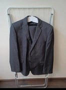 Ciemny szary garnitur męski Konik 