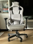 Fotel Gamingowy DELAGEAR G 808 Szary Materiałowy