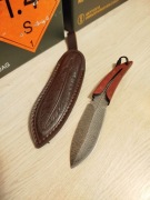 Nóż myśliwski wojskowy kuchenny pokrowiec 20cm. BUSHCRAFT LIŚĆ