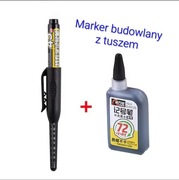 Marker długa koncówka, do głębokich otworów czarny + tusz