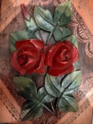 Zabytkowa szkatułka Duszniki relief rzeźba malatura!