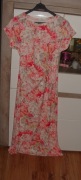 NEW COLLECTION _HZ_ letnia przewiewna sukieneczka w kwiaty r. M/L