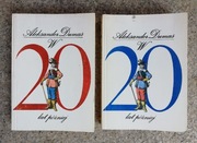 książka "W 20 lat późnej" 2 tomy Aleksander Dumas 