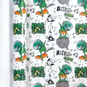 Papier do pakowania prezentów "Astro Dino", 70x100 cm.