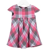 Świąteczna sukienka w kratkę 80/86