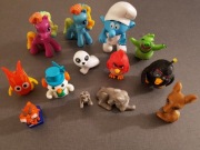 Figurki Angry birds, my little pony, smerf, furby, smoki