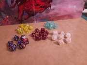 5 Zestawów po 7 kości RPG (6)