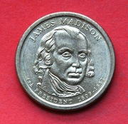 1  Dolar 2007 P r -     USA  Madison   Mennica P  stan !!!