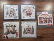 kartka z okazji Świąt Bożego Narodzenia, ręcznie wykonana