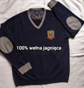 Sweter pulower GANT 100% dobra wełna jagnięca 
