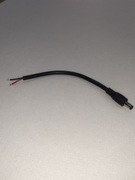 Wtyk 2.1x5.5 z przewodem, 12V 10A 15cm