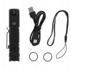 Latarka taktyczna akumulatorowa EDC Wuben C3 Black - 1200 lumenów