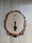 Wieszak ścienny. . Naturalne drzewo.