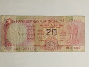 Sprzedam banknot  Indie 20 rupii 