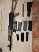 Okazja - zestaw karbin AK-74 ASG + dodatki 