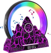 Lampa nocna 6-w-1 z bezprzewodowym ładowaniem 15 W, głośnik Bluetooth