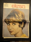 Gazeta Ekran Maj 1968 Pola Raksa , Czterej Pancerni i Pies ,TV kolorowa